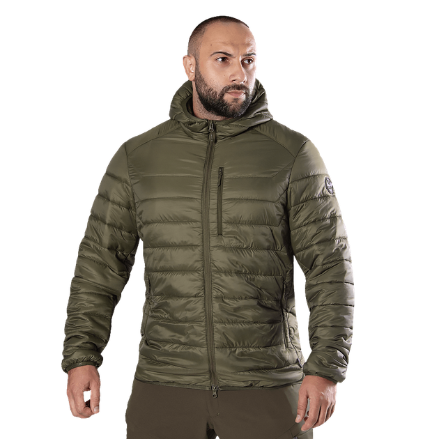 Легкий Пуховик Storm Hood 2.0 Олива (8393), XL - зображення 1