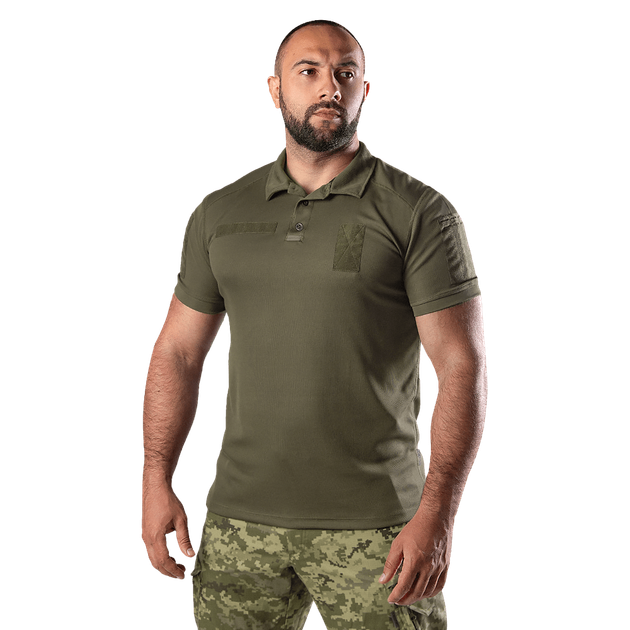 Поло Army ID Оліва (7045), XXXL-Long - зображення 1