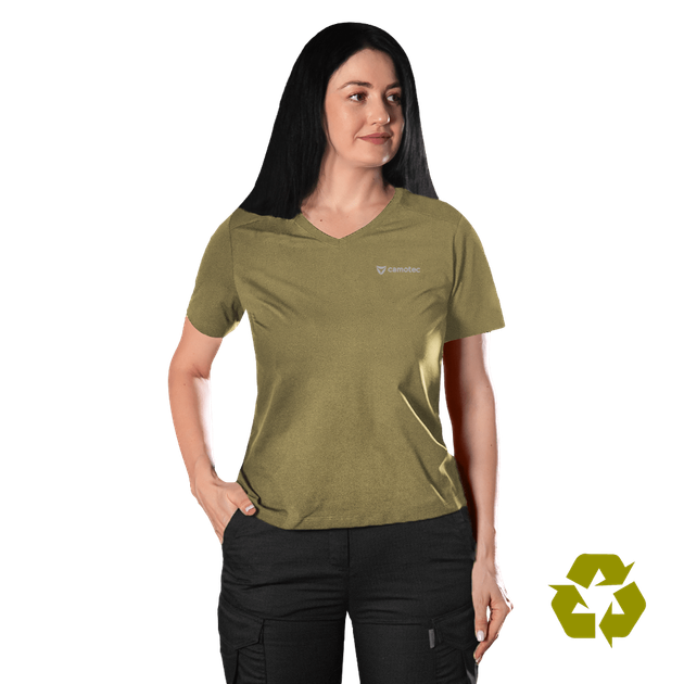 Футболка Pani Totem Logo V-neck Tan (8285), XXL - изображение 1