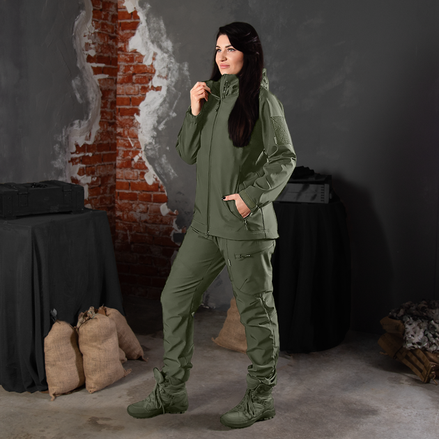 Штани Pani SoftShell Олива (8485), L - изображение 2