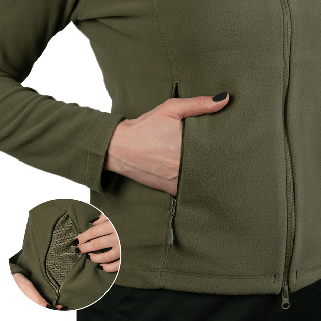 Кофта флісова Camotec Pani Meadow 100 Оливковий S (8576(S)) - зображення 3