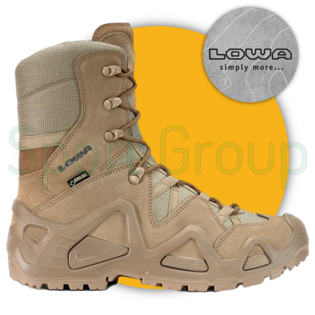 Високі тактичні черевики Lowa zephyr hi gtx tf Coyote (койот) UK 11/EU 46 - зображення 1