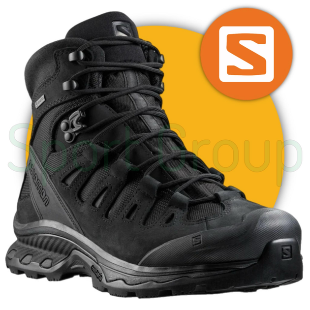 Черевики тактичні Salomon Quest 4D GTX Forces 2 Black (чорний) UK 8.5/EU 42.5 - зображення 1