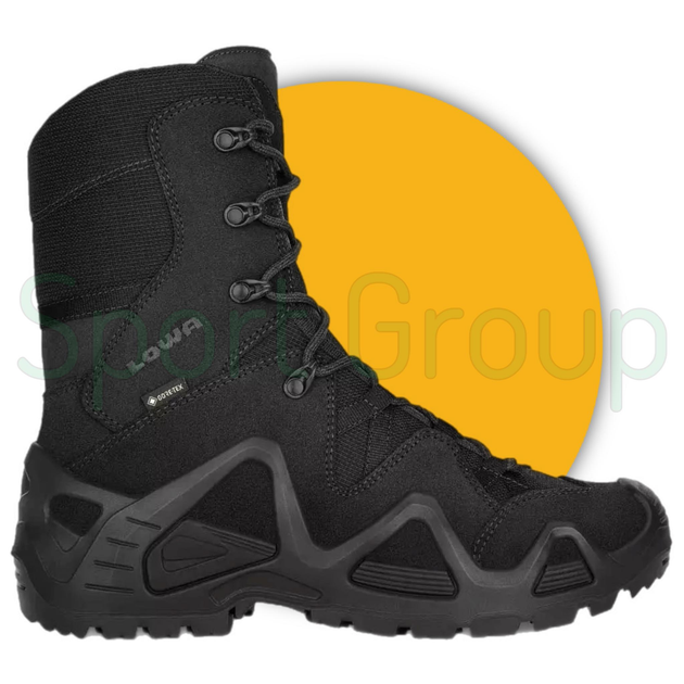 Высокие тактические ботинки Lowa zephyr hi gtx tf black (черный) UK 11.5/EU 46.5 - изображение 2