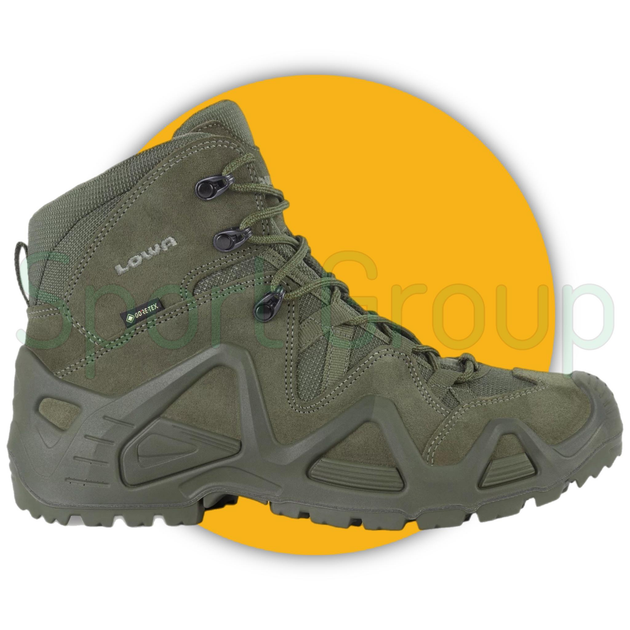 Ботинки тактические Lowa Zephyr GTX mid TF Ranger green (Темно-зеленый) UK 14.5/EU 50.5 - изображение 2