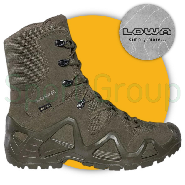 Высокие тактические ботинки Lowa zephyr hi gtx tf ranger green (темно-зеленый) UK 14.5/EU 50.5 - изображение 1