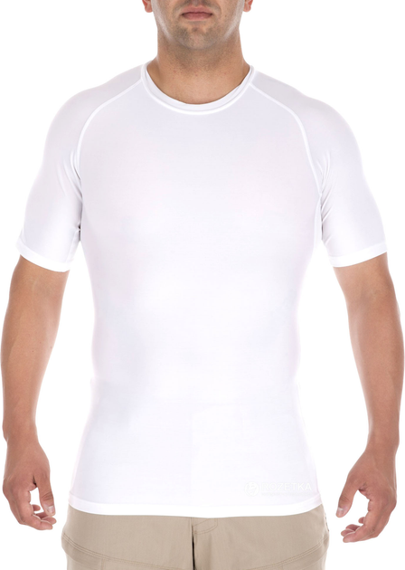 Футболка тактична 5.11 Tactical Tight Crew Short Sleeve Shirt 40005 2XL White (2211908025011) - зображення 1