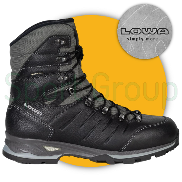 Зимові тактичні черевики Lowa Yukon Ice II GTX Black (чорний) UK 5/EU 38 - зображення 1