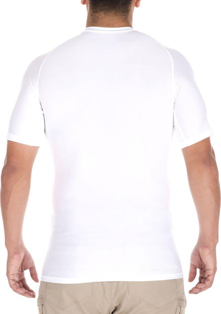 Футболка тактична 5.11 Tactical Tight Crew Short Sleeve Shirt 40005 M White (2000000146652) - зображення 2