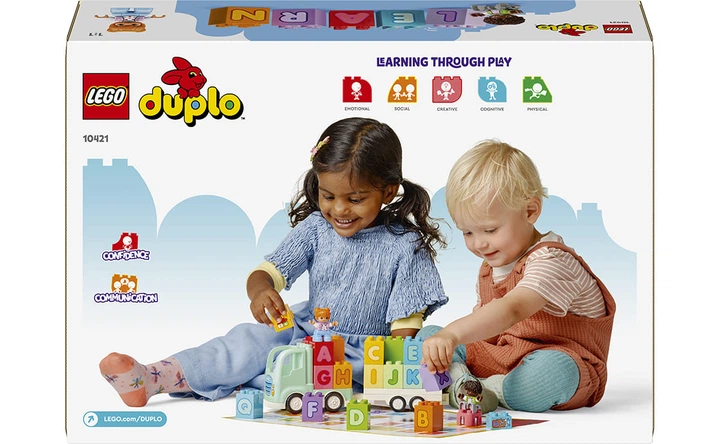 Конструктор Lego Duplo Town Грузовик с алфавитом, 36 деталей 10421 - изображение 9