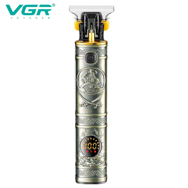 Тример VGR V-974 GREEN 8000 RPM, 4 насадки, LED display (46239-V-974 GREEN_1008) - изображение 4
