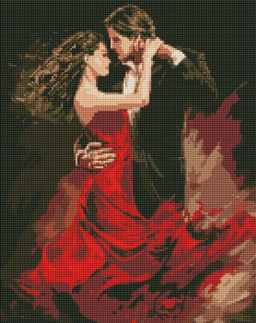 Diamentowa mozaika Ideyka Tango miłości 40x50 cm (4823104354420) - obraz 1