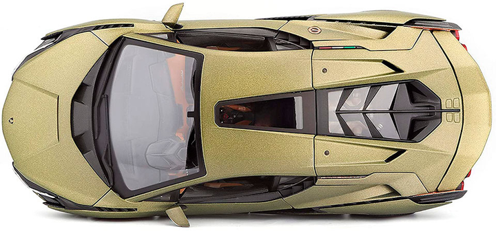Automodel Bburago Lamborghini Sian FKP 37 1:18 Zielony (4893993110469) - obraz 3