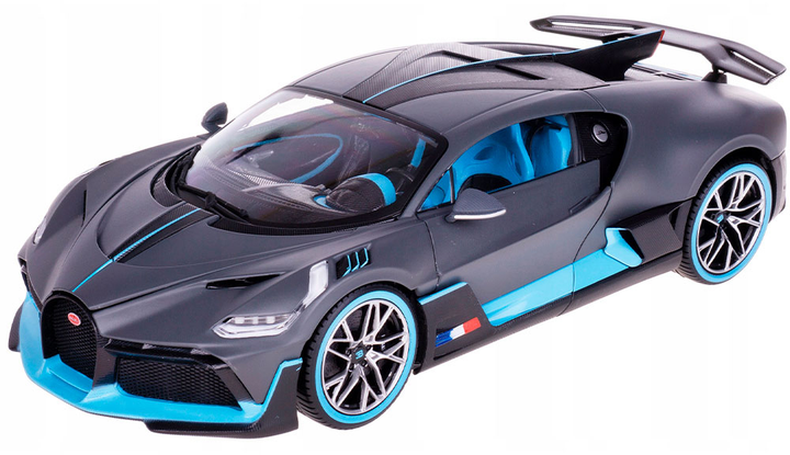 Automodel Bburago Bugatti Divo Ciemnoszary 1:18 (4893993110452) - obraz 1