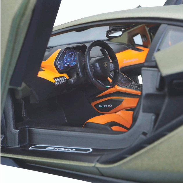 Automodel Bburago Lamborghini Sian FKP 37 1:18 Zielony (4893993110469) - obraz 10