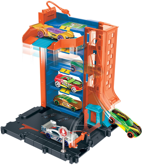 Zestaw do zabawy Hot Wheels Parking w centrum miasta (194735030095) - obraz 2