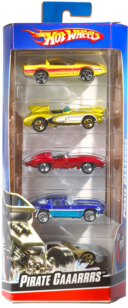 Zestaw z 5 podstawowymi samochodzikami Hot Wheels w asortymencie (74299018060) - obraz 2