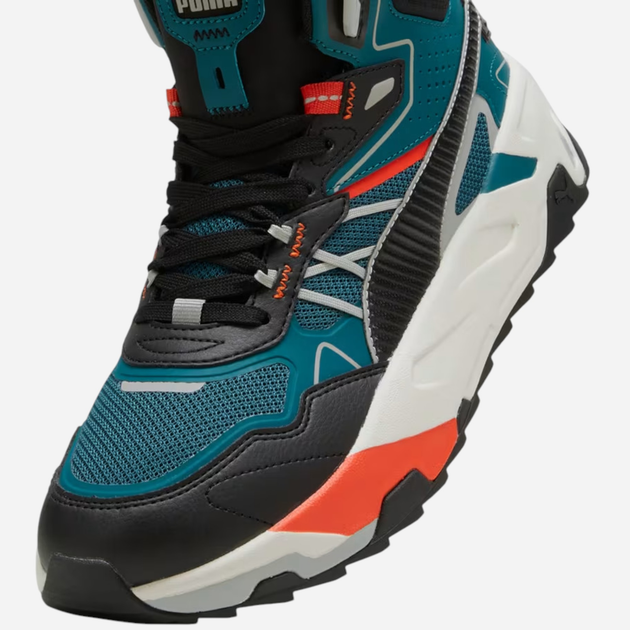 Чоловічі черевики високі Puma Trinity Mid Hybrid 392327-05 38.5 (5.5UK) Бірюзові (4067979619189) - зображення 6