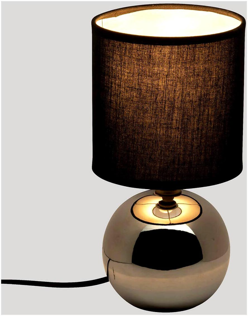 Lampka nocna dekoracyjna Atmosphera Pastel Scandi Srebrna (3560232733284) - obraz 2