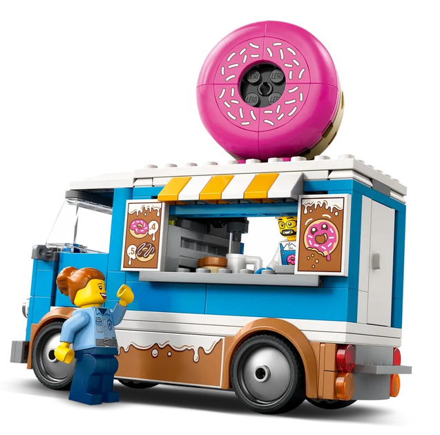 Конструктор LEGO City Пересувна крамниця пончиків 196 елементів (60452) - зображення 4
