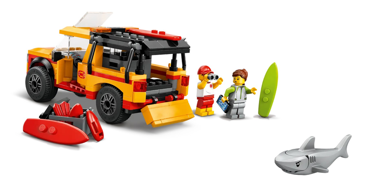 Zestaw klocków LEGO City Furgonetka ratowników plażowych 214 elementów (60453) - obraz 6