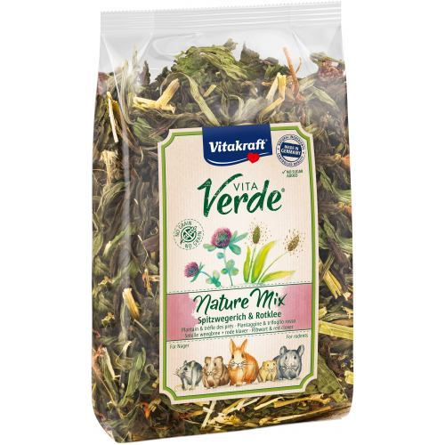 Корм Vitakraft Vita Verde для декоративних гризунів, з подорожником та конюшиною, 70 г - Фото 1 Корм Vitakraft Vita Verde для декоративних гризунів, з подорожником та конюшиною, 70 г - зображення 1