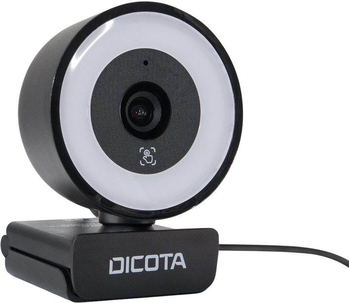 Веб-камера Dicota Ringlight 5MP Black (D32066) - зображення 2