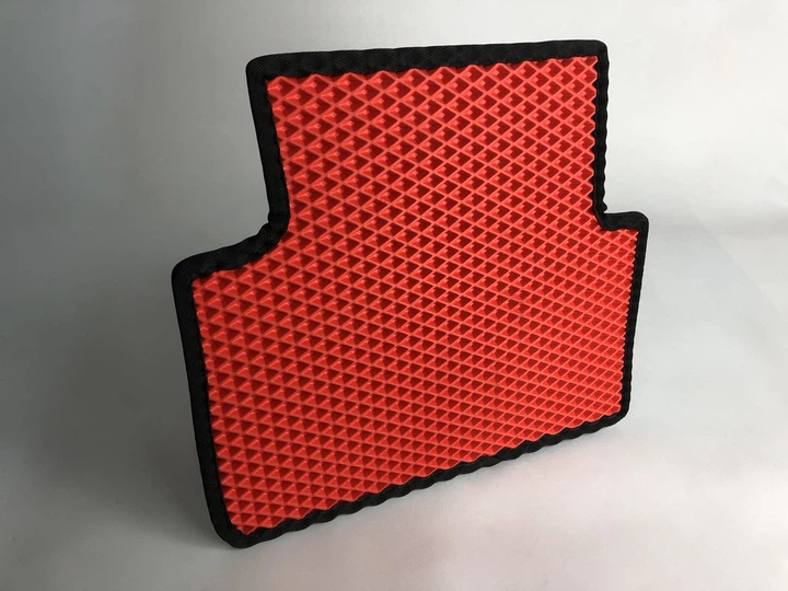 Комплект автокилимків на Alfa Romeo 159 2005-2011 червоний+чорний 4 шт - изображение 6