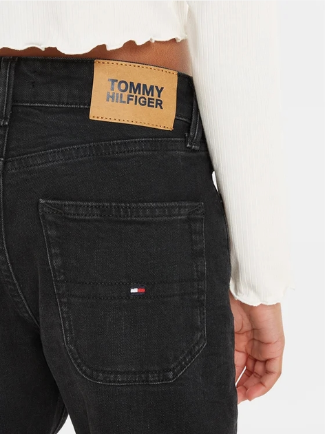 Jeansy regular fit młodzieżowe chłopięce Tommy Hilfiger KB0KB08274-1B0 150 cm Czarne (8720644020579) - obraz 3