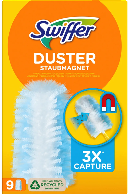 Змінні накладки на щіточку-магніт для пилки Swiffer 9шт - зображення 2