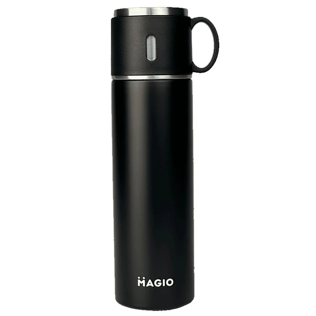 Термос Magio MG-1046B black вакуумная изоляция 500ml - Фото 1 Термос Magio MG-1046B black вакуумная изоляция 500ml - изображение 1