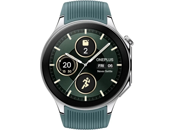 Смарт-годинник OnePlus Watch 2 Radiant Steel - Фото 2 Смарт-годинник OnePlus Watch 2 Radiant Steel - изображение 2
