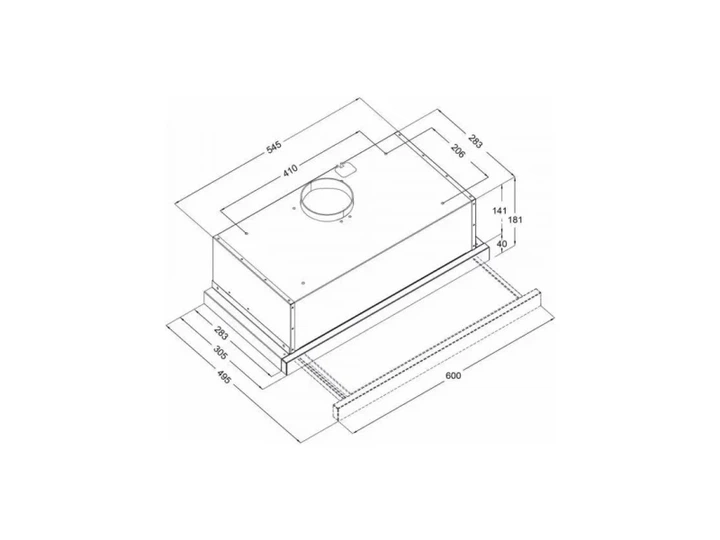 Витяжка телескопічна Borgio TLC (TR) 60 Inox - Фото 4 Витяжка телескопічна Borgio TLC (TR) 60 Inox - изображение 4