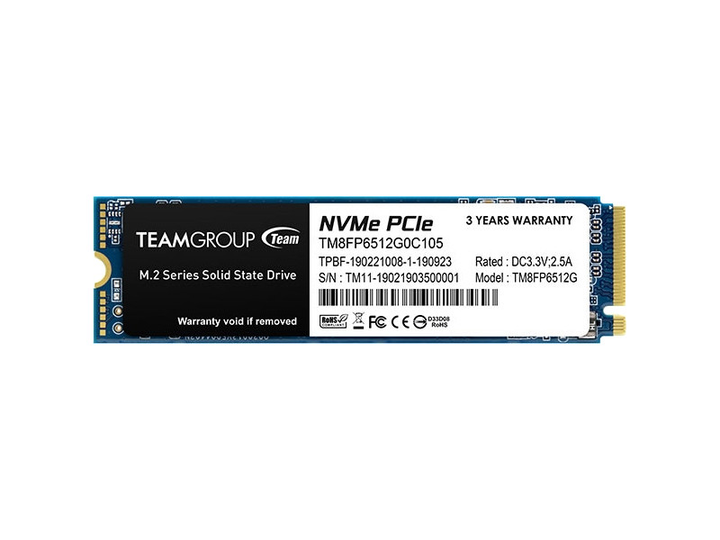 SSD накопичувач Team MP33 512 GB (TM8FP6512G0C101) - изображение 1