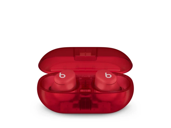 Навушники TWS Beats by Dr. Dre Solo Buds Transparent Red (MUW03) - изображение 4
