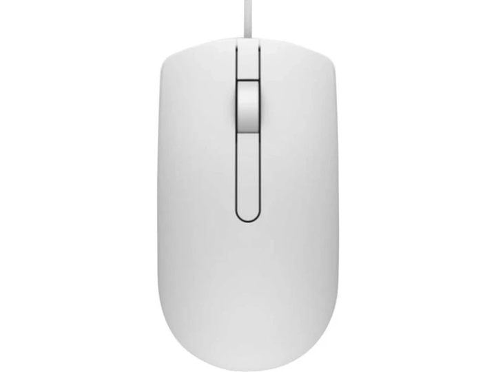 Миша Dell MS116 USB White (570-AAIP) - изображение 1