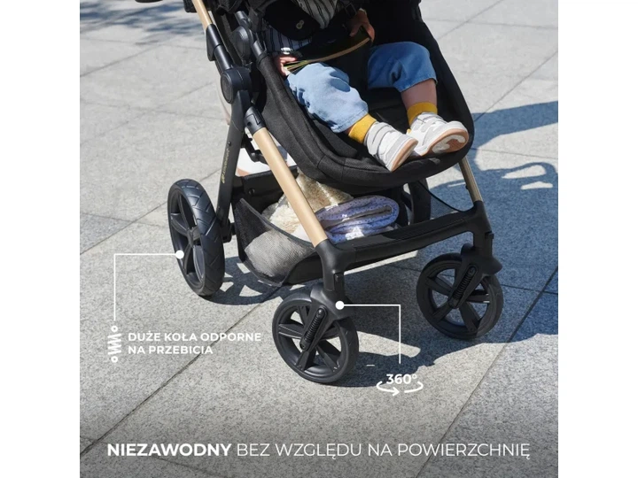 Універсальна коляска 3 в 1 KinderKraft Moov 2 Sand Beige (KSMOOV02BEGEV00) - Фото 7 Універсальна коляска 3 в 1 KinderKraft Moov 2 Sand Beige (KSMOOV02BEGEV00) - изображение 7