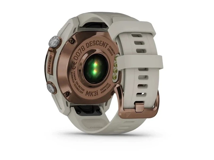 Спортивні годинники Garmin Descen Mk3i – 43 mm Bronze PVD Titanium with French Gray Silicone Band (010-02753-13/14) - зображення 5