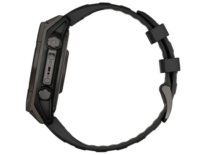 Спортивний годинник Garmin Fenix 8 47mm Solar Sapphire Carbon Gray DLC Titanium w. Black/Pebble Gray S. Band (010-02906-10/11) - изображение 7