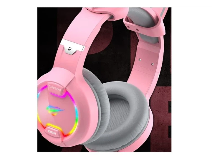Навушники з мікрофоном Havit H2233D Pink - изображение 9