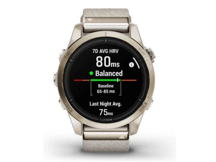 Спортивний годинник Garmin Epix Pro Gen 2 Sapphire 42mm Soft Gold w. Cream H. Nylon Band (010-02802-20) - изображение 9