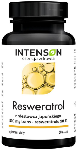 Дієтична добавка Intenson Resveratrol 60 капсул (5905454131872) - зображення 1