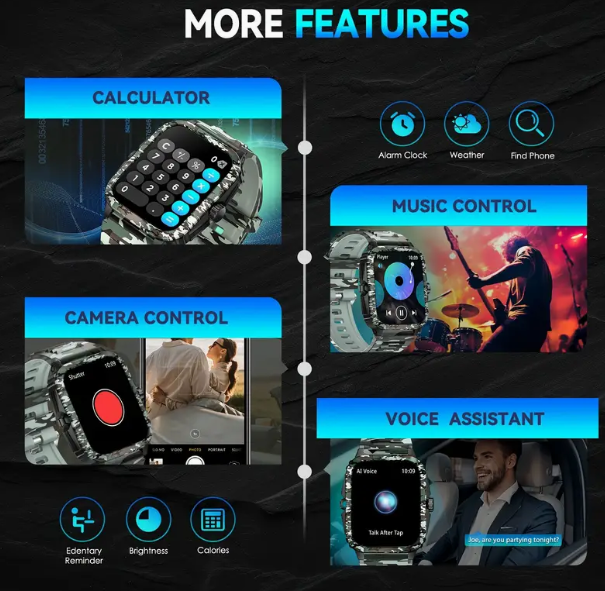 Розумний смарт годинник Smart Watch JELLOO - Фото 8 Розумний смарт годинник Smart Watch JELLOO - зображення 8