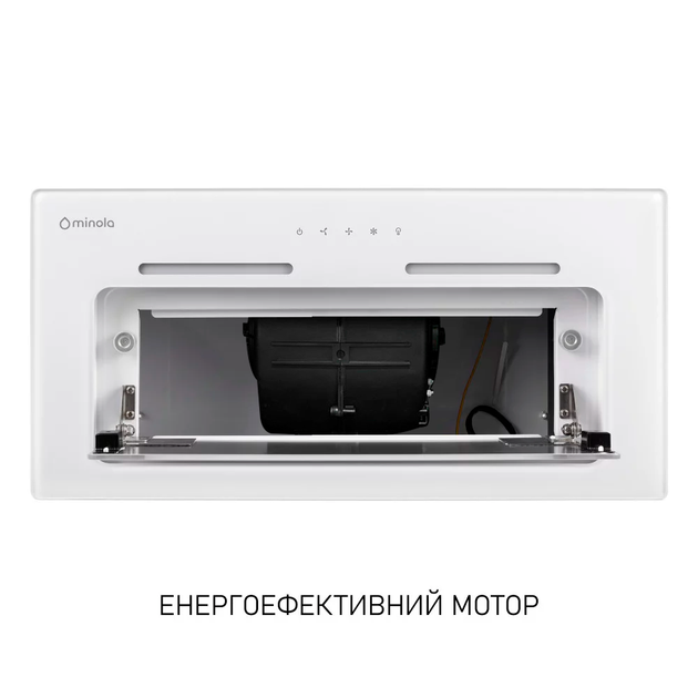 Вытяжка MINOLA HBI 6873 WH GLASS 1200 LED Line - изображение 4