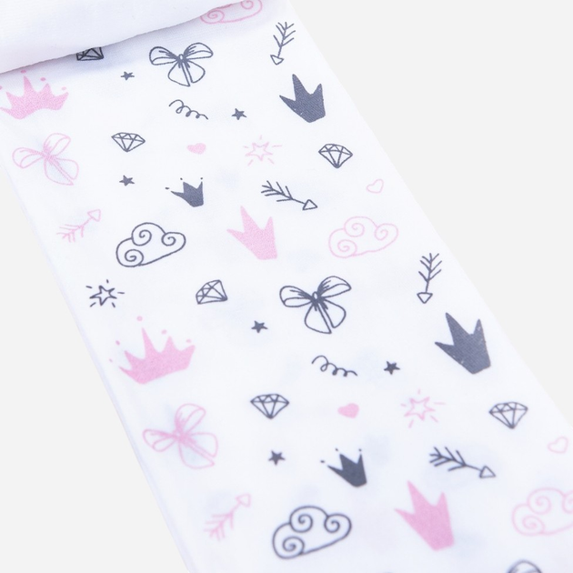 Rajstopy dziecięce dla dziewczynki Yoclub RAM-0107G-0140 40 Den 68-74 Białe (5903999434496) - obraz 3