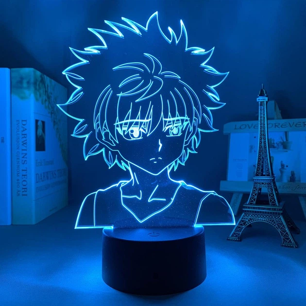 Світильник з 3D-ефектом led-лампа Кіллуа Золдик з аніме Hunter x