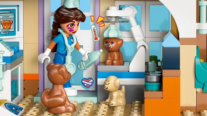 Zestaw klocków LEGO Friends Koń i lecznica dla zwierząt 428 elementów (42651) - obraz 7