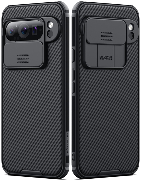 Чохол бампер Nillkin CamShield Pro для Google Pixel 9 Pro Black - Фото 1 Чохол бампер Nillkin CamShield Pro для Google Pixel 9 Pro Black - зображення 1