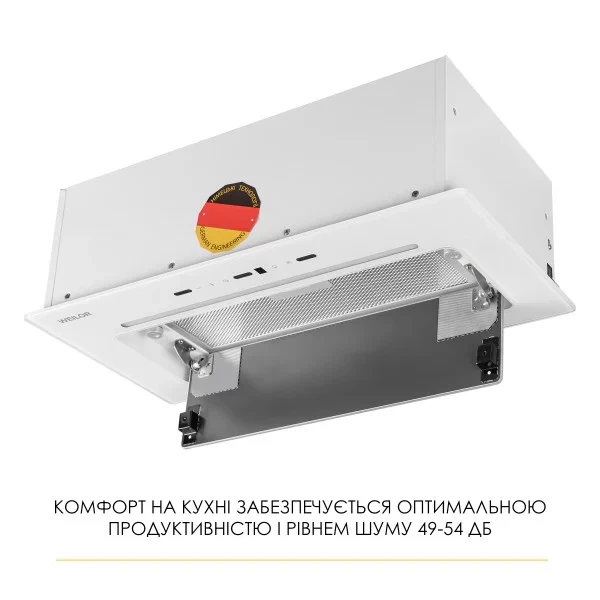 Вытяжка weilor lumina wbg 65 white - изображение 8