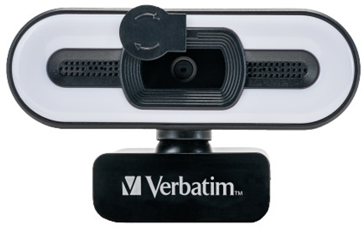 Kamera internetowa Verbatim AWC-02 Full HD 1080P Black (49579) - obraz 1